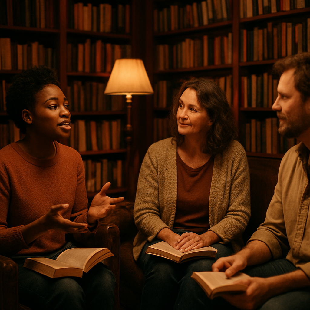 Still from the session: Season 4 Opening: Reading "The Long Return"